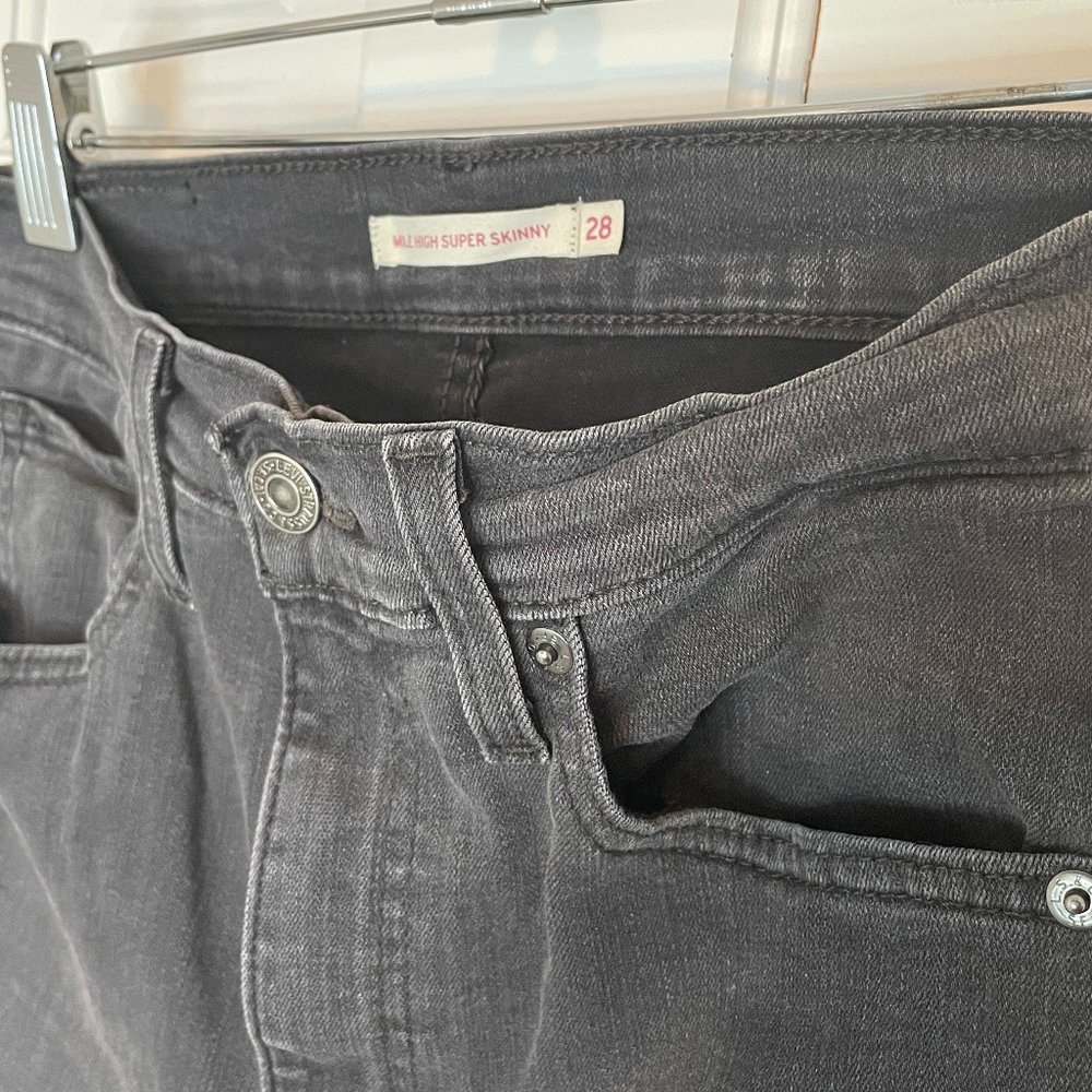 Levi's Mile High Super Skinny Denim 28x30